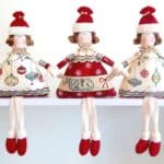 Projeto Digital PDF: Molde Bonequinha de Natal