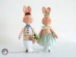 PDF Sewing Pattern: EggCup Bunny Couple