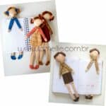 Combo Marcadores Boneca e Menino