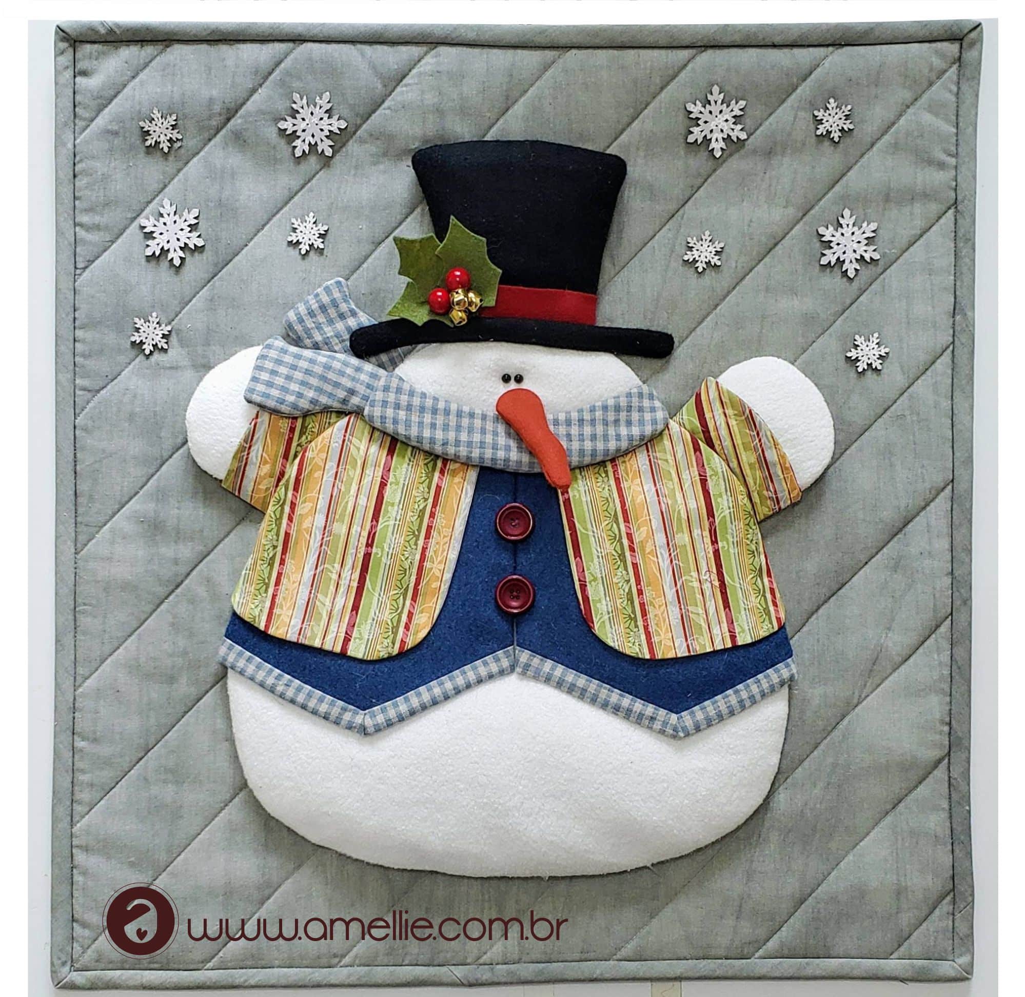 Snow-Boneco-Panel-1.jpg Pattern: Snowman Panel - Image 1