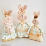 Projeto Digital PDF: Molde Sra Coelha e seus filhos