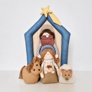 Pattern: Vertical Nativity Scene