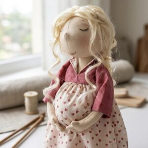 PDF Sewing Pattern: Pregnant Doll