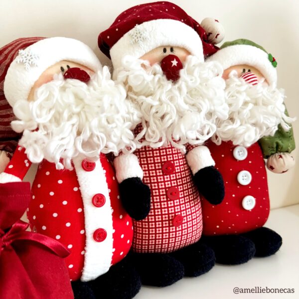 PDF Sewing Pattern: Trio of Santas - Image 2