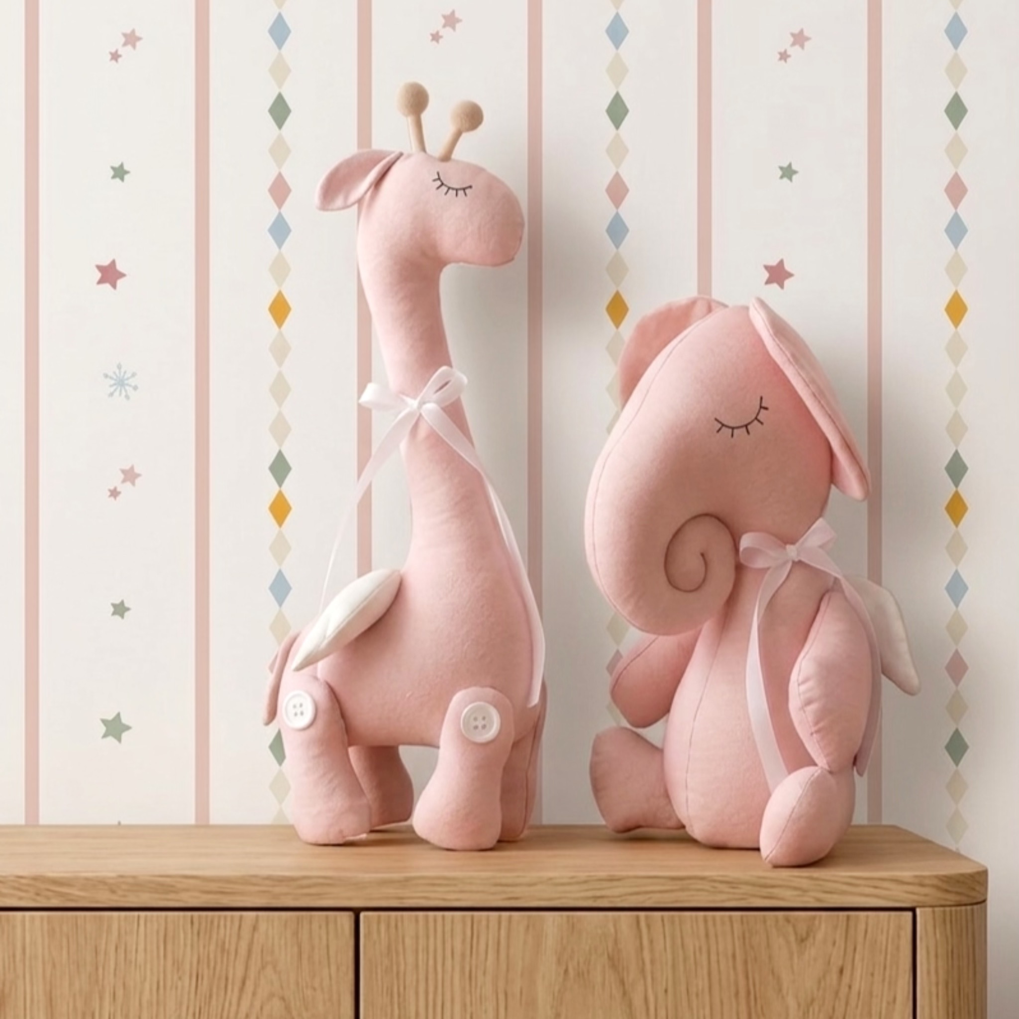 Projeto-Combo-Girafinha-Elefantinho-Amellie-PDF-Projeto-Pattern-Proyecto Combo Projetos: Elefantinho e Girafinha Baby - Imagem 1